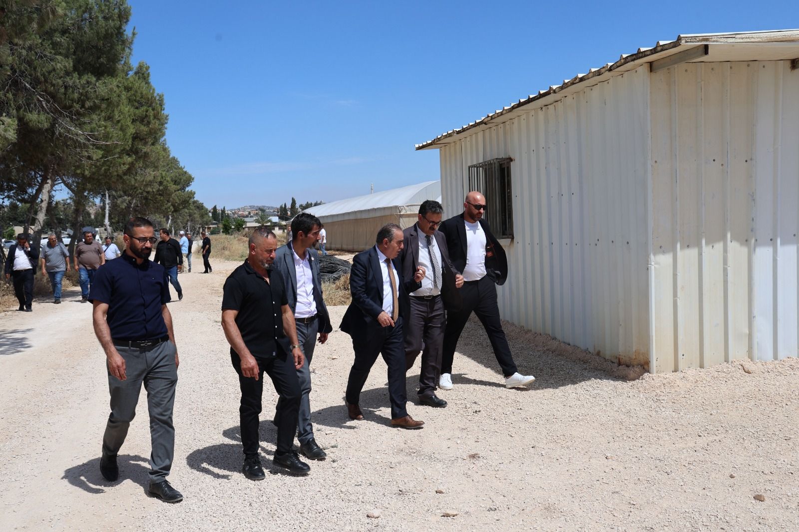 المدير العام لشركة البركة للتأمين الإسلامي في جولة تفقدية للمزارعين المستفيدين من برنامج بناء أنظمة وخدمات التأمين الزراعي الفلسطيني في محافظة جنين